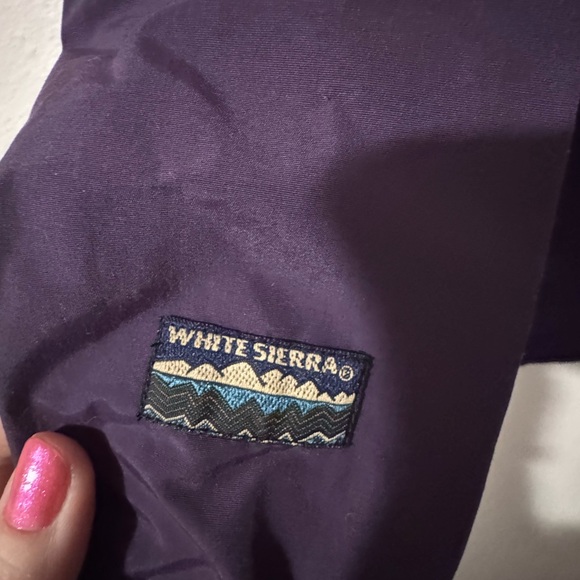 Vintage White Sierra Windbreaker Size Large Gorpcore - Picture 4 of 4